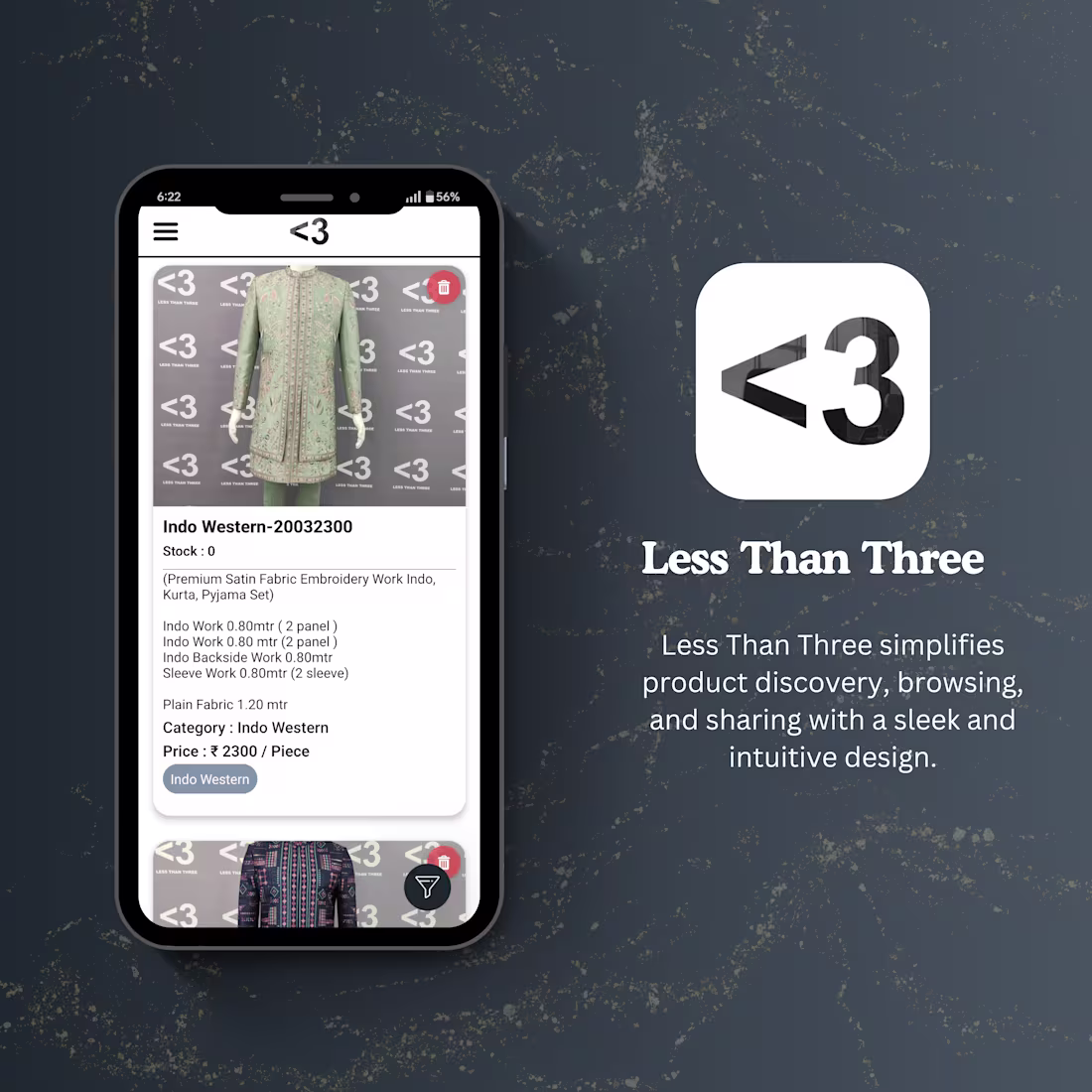 Cover image for LessThanThree is a React Native–based