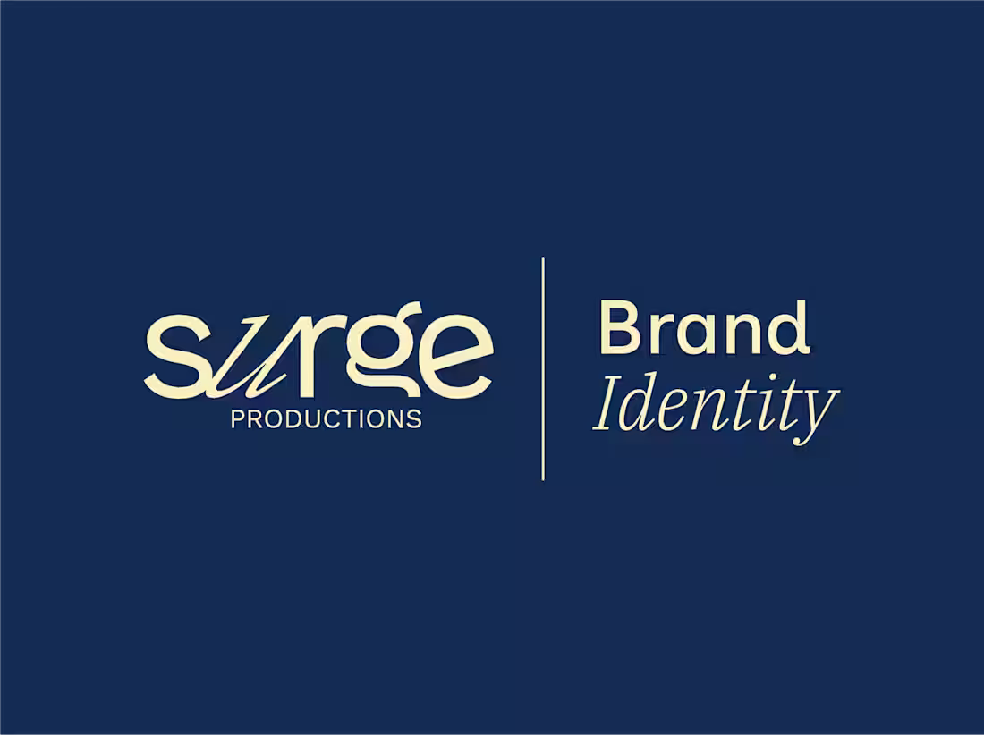 Cover image for Surge Productions Brand Identity Revamp