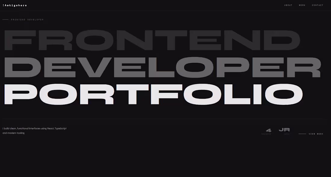 Cover image for My portfolio!
(in processing)