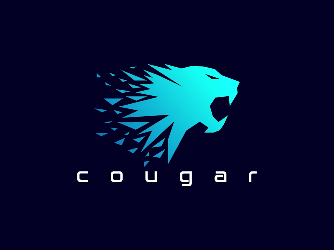 Cover image for Cougar Vector Logo For Sale!