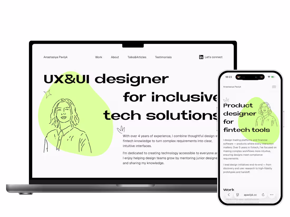 Cover image for Designer's Portfolio Website Development (Astro)
