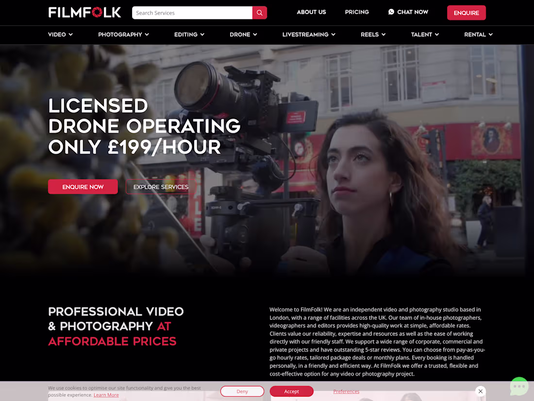 Cover image for FilmFolk provides a Google 5-star