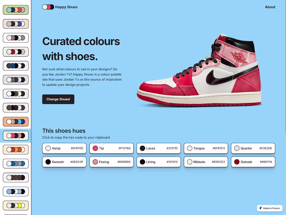 Cover image for Colour Inspiration using Air Jordan 1's