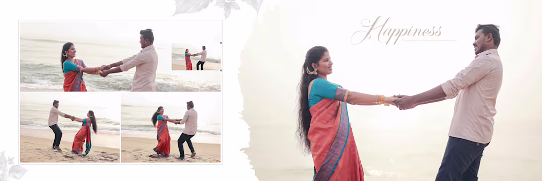 Cover image for Beachside Pre-Wedding Album | Capturing
