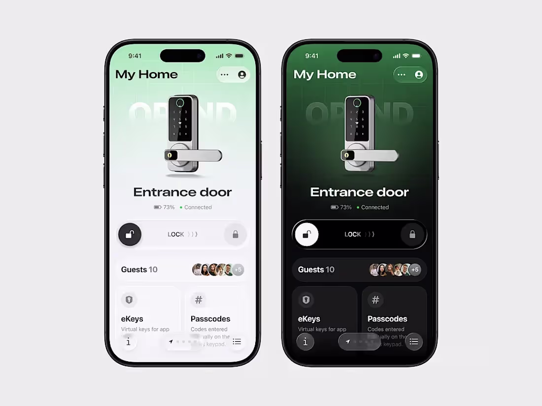 Cover image for Smart Lock App Interface