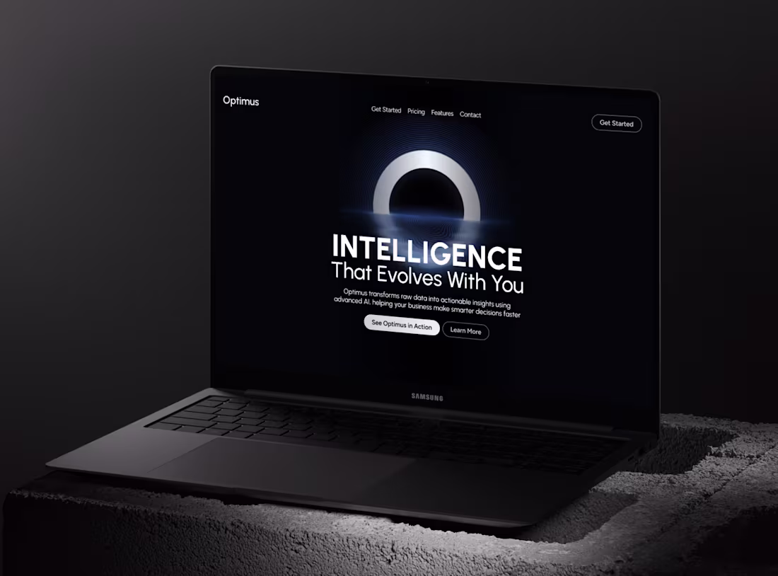 Cover image for Optimus AI - Landing page
