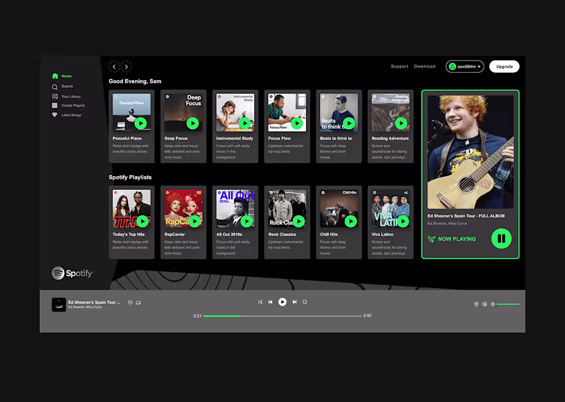 Cover image for Spotify UI Revamp