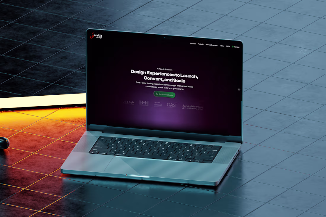 Cover image for Studio Website Design & Framer Development for Aladia Design