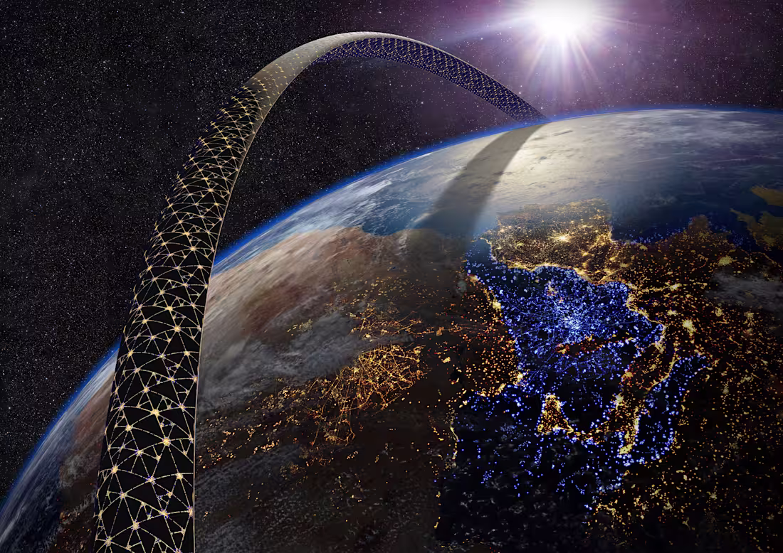 Cover image for Giant space station New Gaia