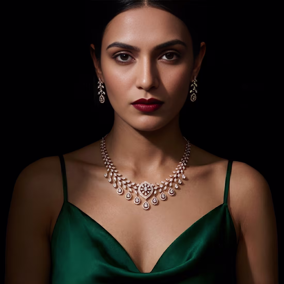Cover image for Diamond Necklace Set — AI Luxury Jewelry Photography