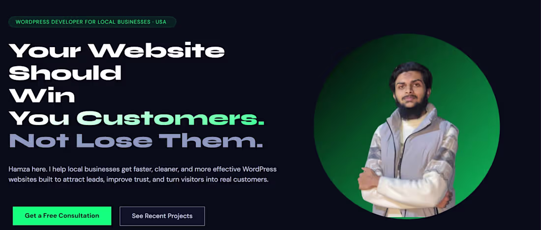 Cover image for Portfolio Website Project
I designed and