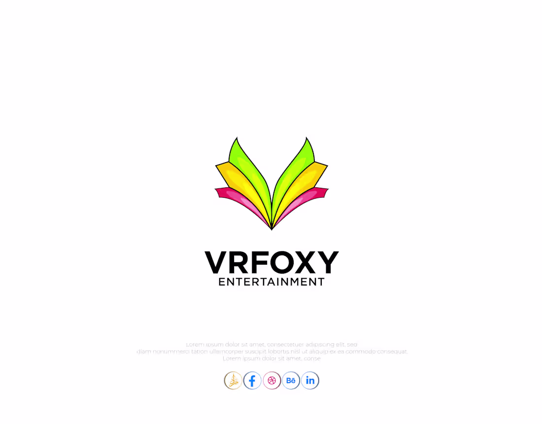 Cover image for Letter V Fox Logo Design
