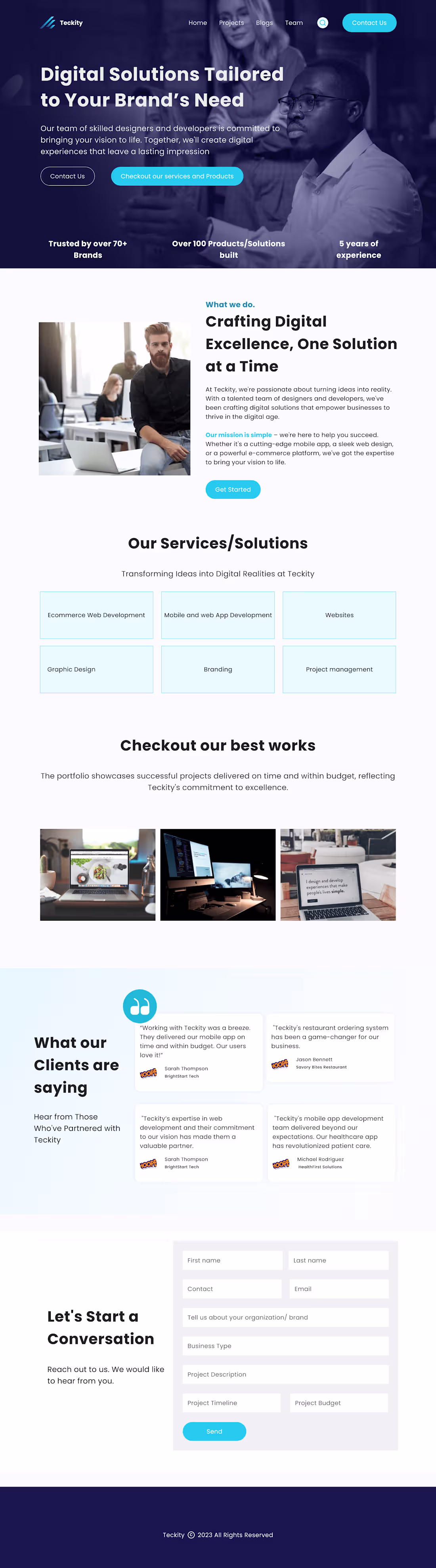 Cover image for Website and landing Page Design 