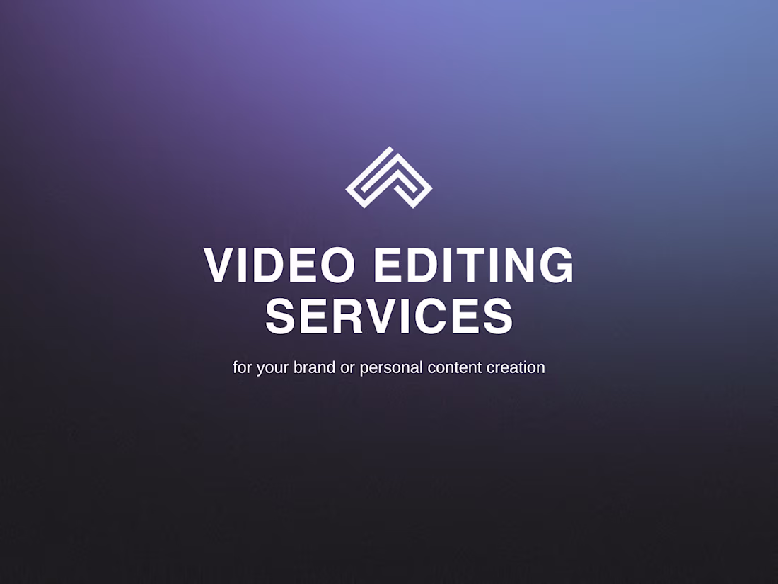 Cover image for Video Editing for Vlogs/Reels/TikToks