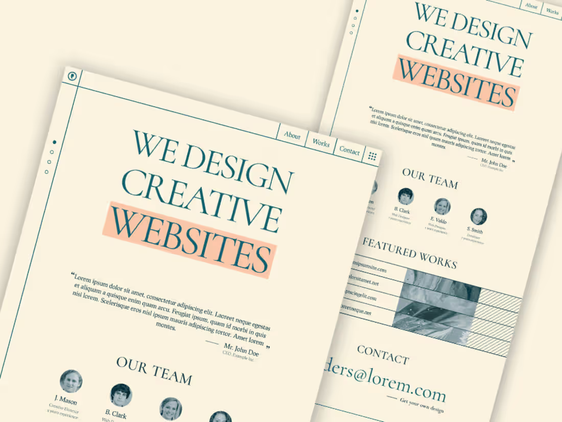 Cover image for Website for a Design Agency