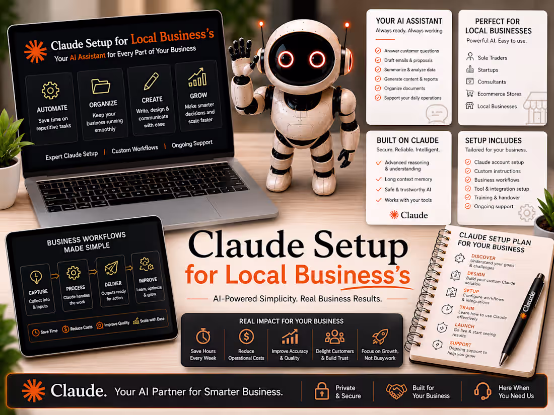 Cover image for Built on Claude Set Up Once · Works Around the Clock