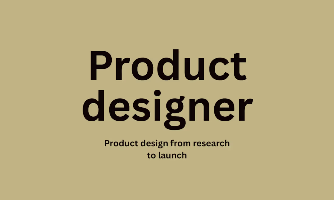 Cover image for Product Designer