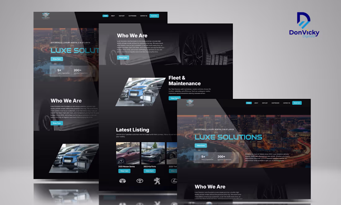 Cover image for The Luxe Solutions project is