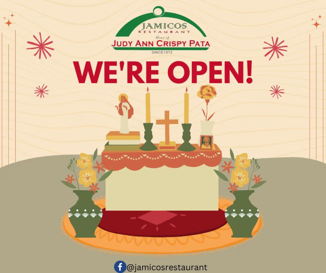 Cover image for Jamico's Restaurant: Home of Judy Ann Crispy Pata