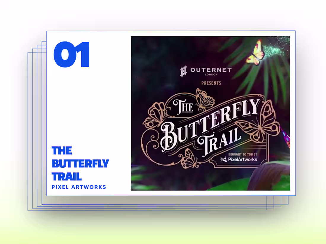 Cover image for The Butterfly Trail