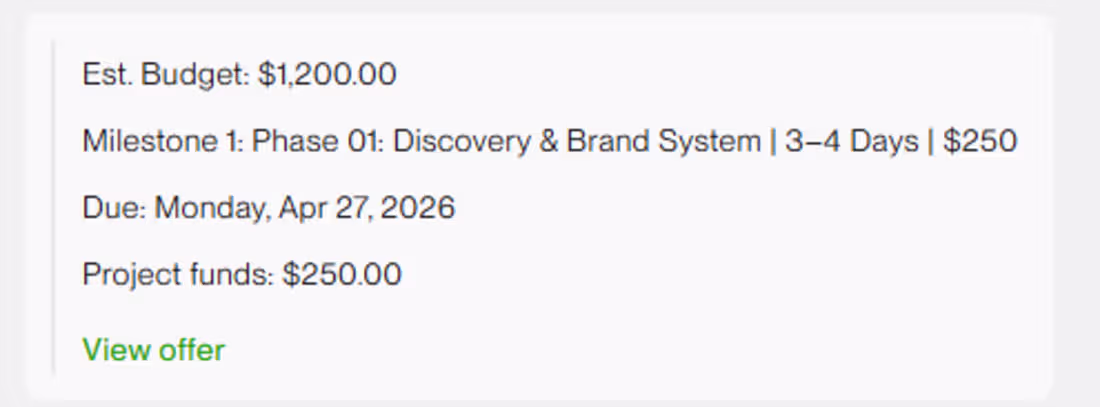 Cover image for 🚀 New Project Secured! Just got hired for a $1200 Shopify e...