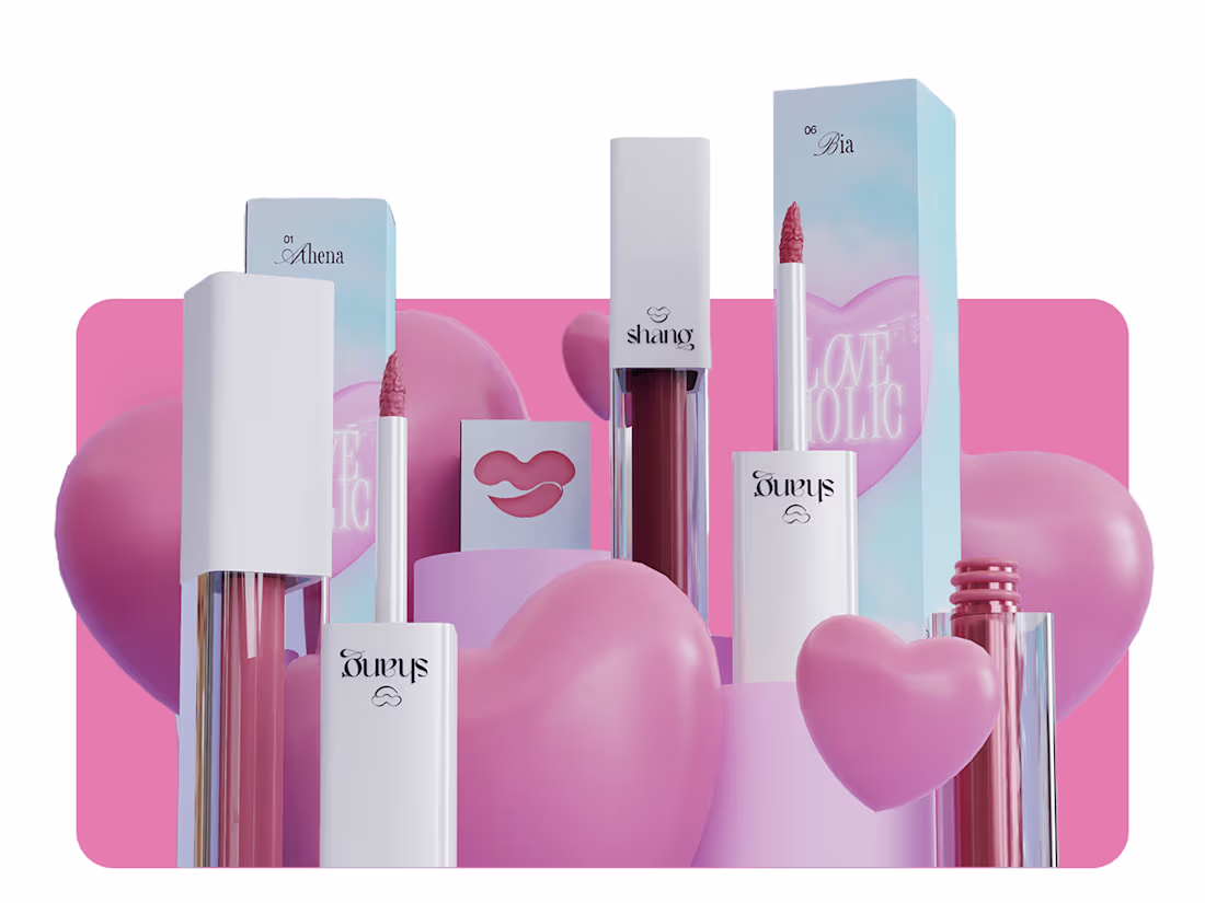 Cover image for The Loveholic Collection - Visual Brand Design & 3D Modelling