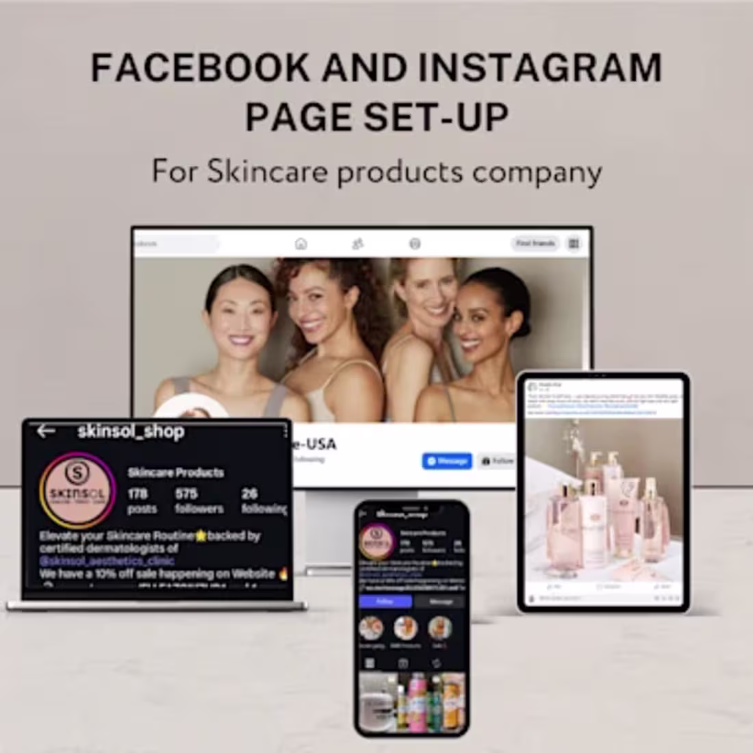 Cover image for  Instagram & Facebook Page