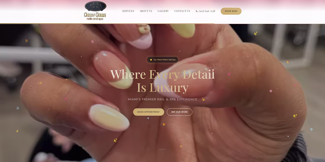 Cover image for Nails Shop Website