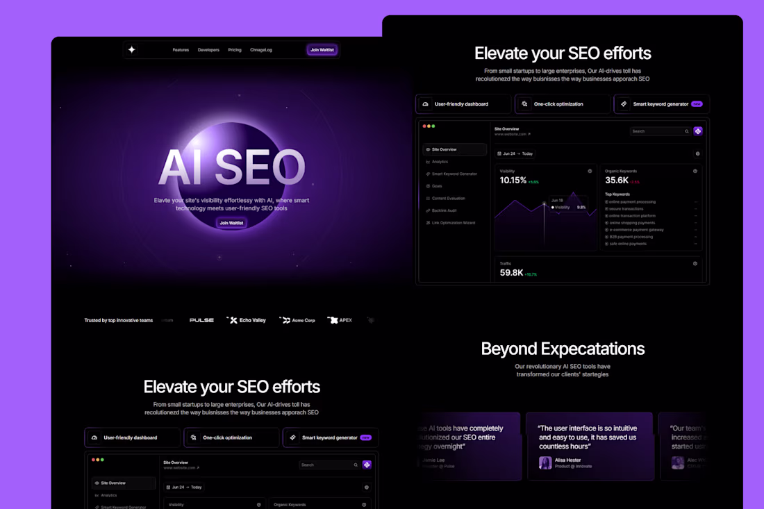 Cover image for AI Model Landing Page