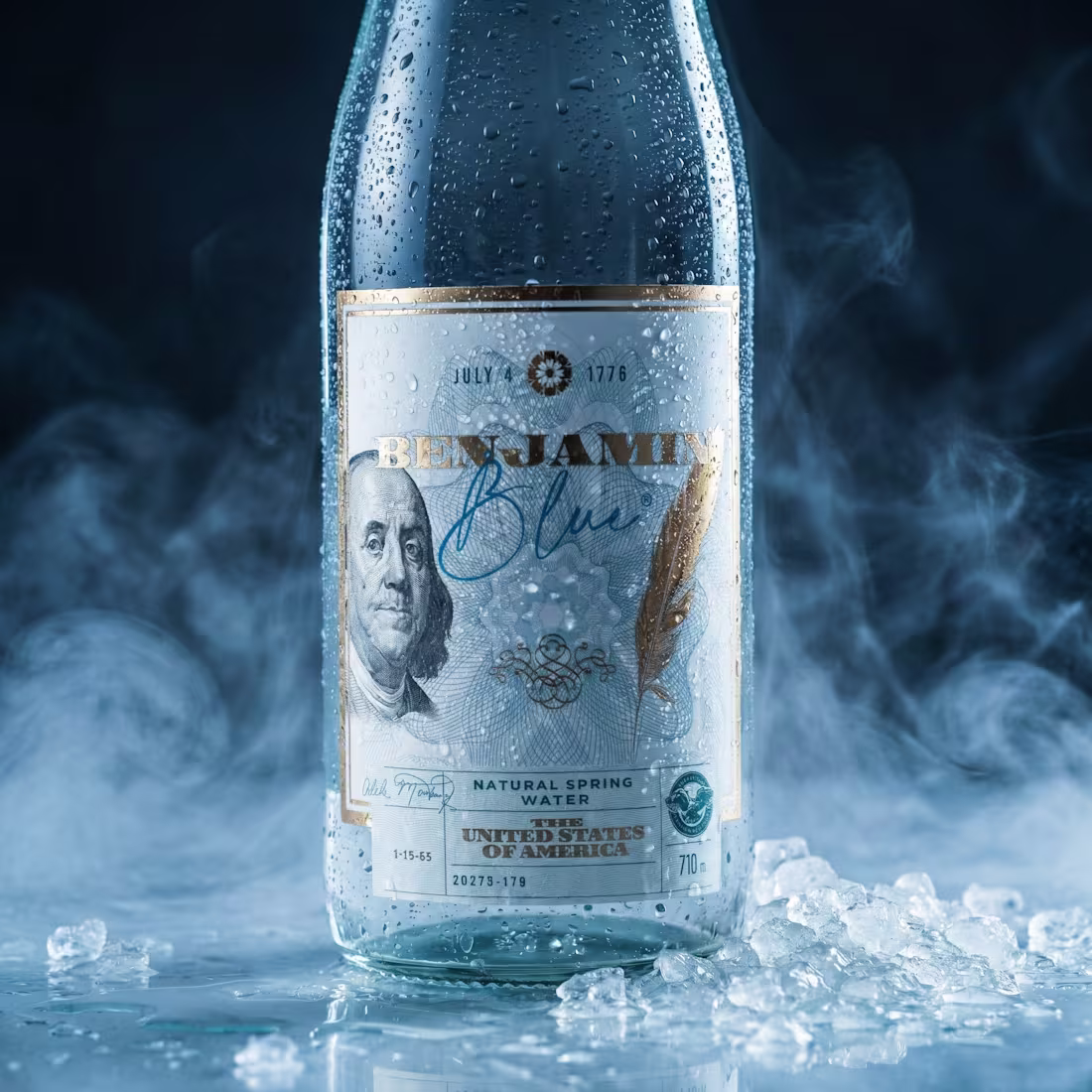 Cover image for Benjamin Blue Natural Spring Water