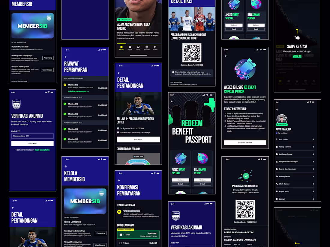 Cover image for  PERSIB Mobile App Redesign