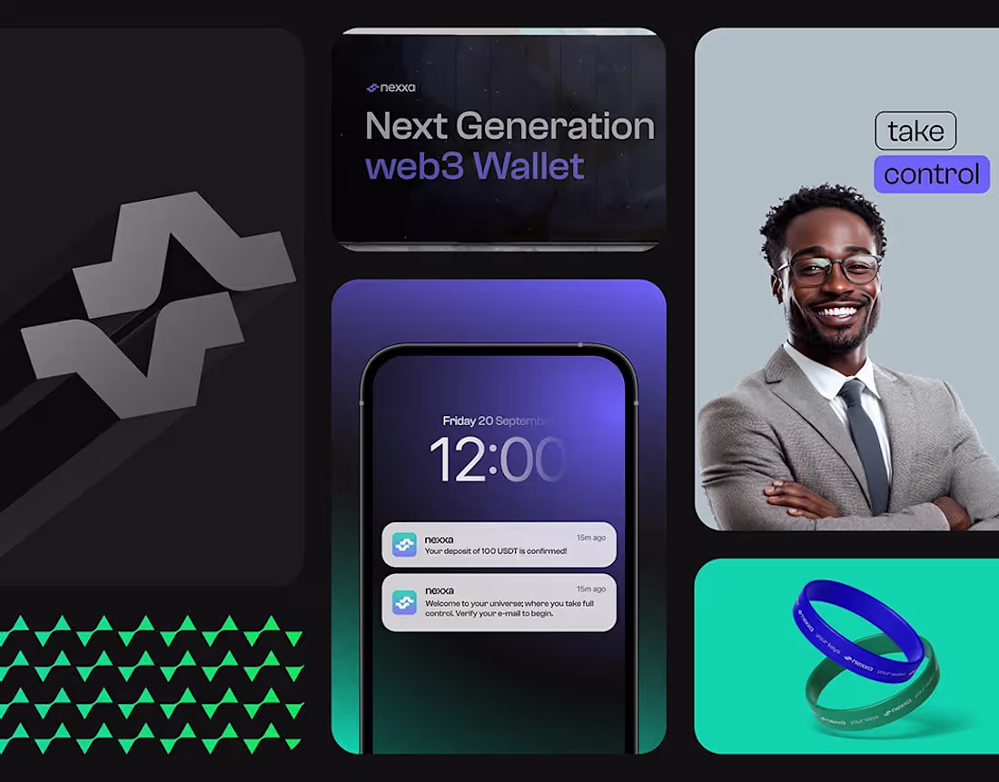 Cover image for nexxa - Multichain Crypto Wallet Brand Identity Design