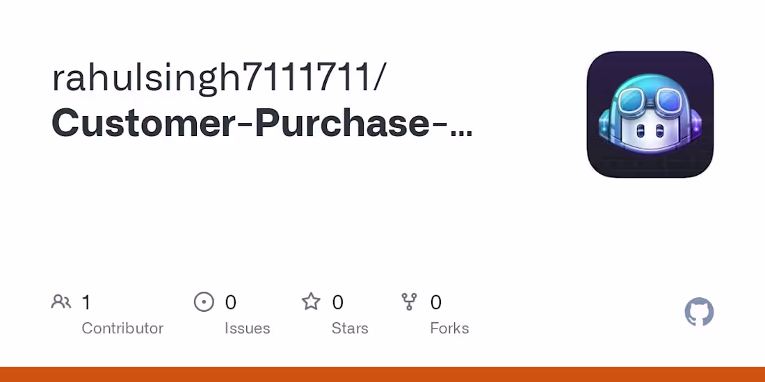 Cover image for Customer Purchase Analysis Project