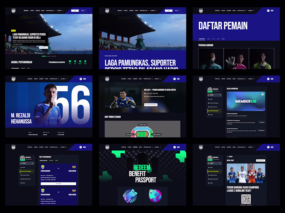 Cover image for PERSIB Website Redesign and Redevelopment