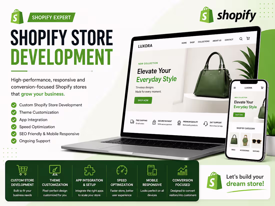 Cover image for Shopify Store Development