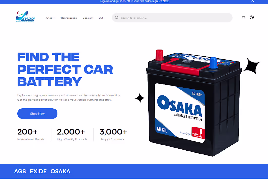 Cover image for Deluxe Battery Services (Battery Providers)
DBS