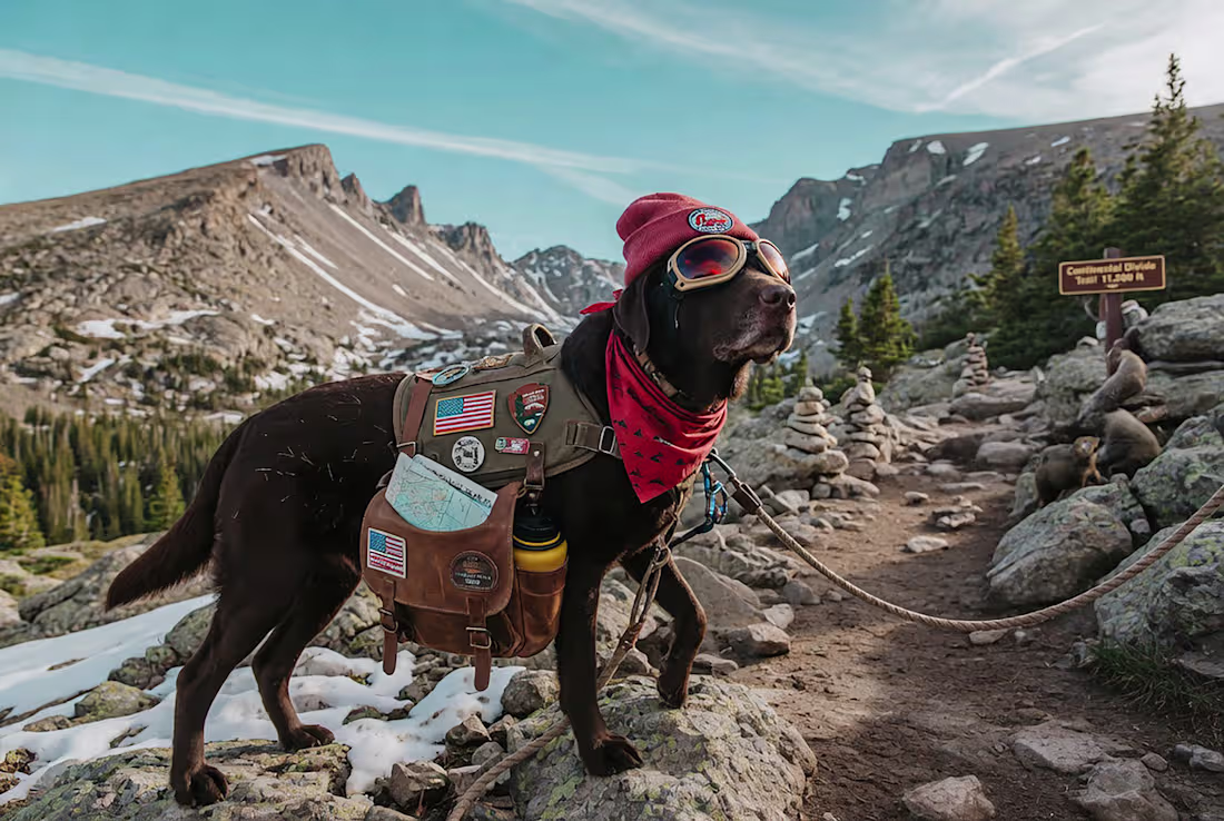 Cover image for :Dog travel clothing company