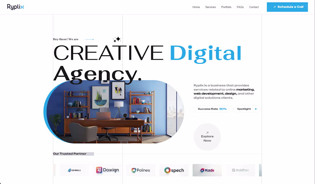 Cover image for Hero section ready with responsive with all screen sizes. Ne...