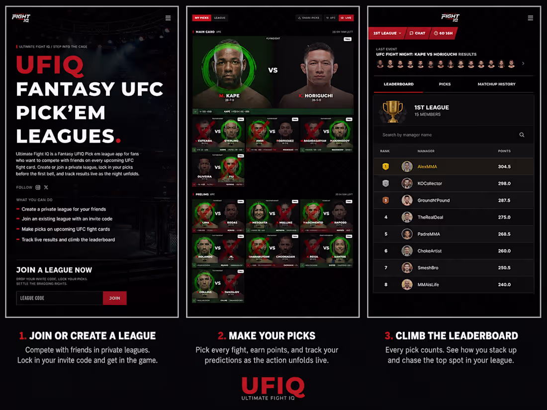 Cover image for Ultimate Fight IQ, a fantasy
