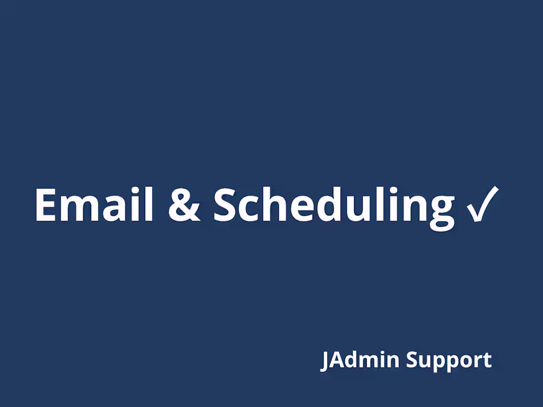 Cover image for Email & Scheduling