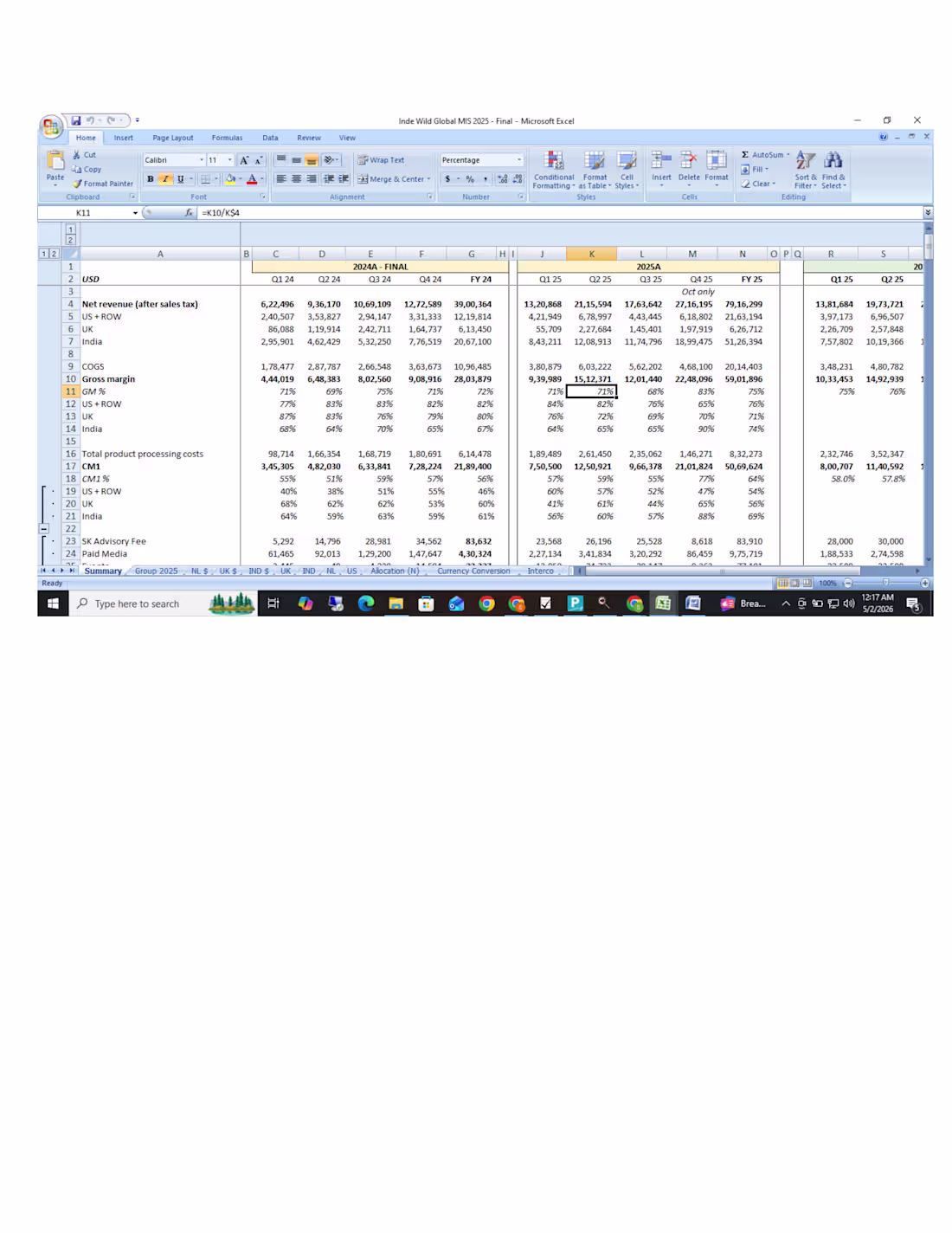 Cover image for Monthly MIS Report for Business
