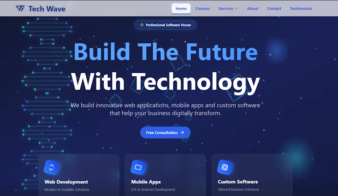 Cover image for TechWave is a training platform