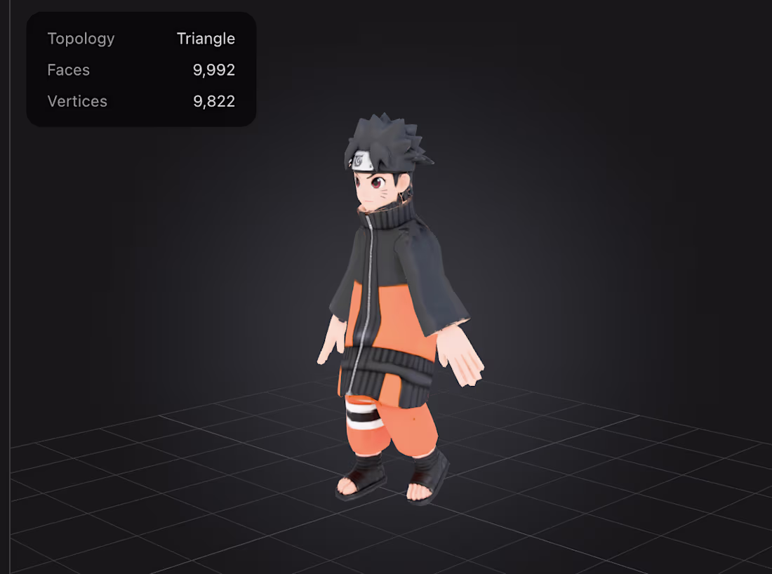 Cover image for 3D model with texture and rigging for a game
