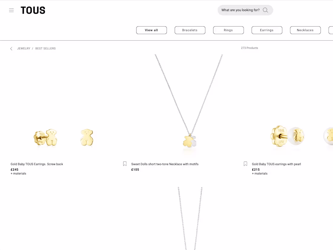 Cover image for Tous Jewelry Collection Links Project