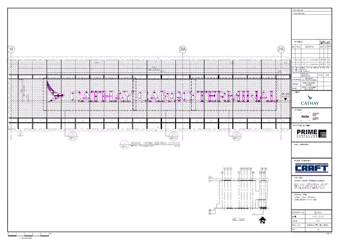 Cover image for Project in HK, Signage shop drawings.