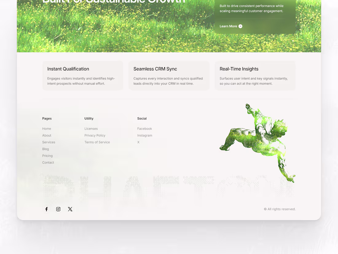 Cover image for Footer Section Design