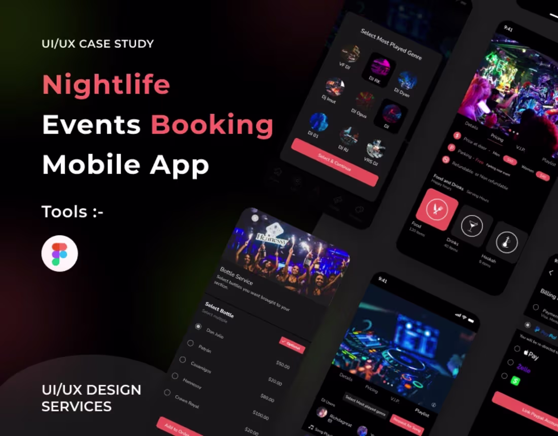 Cover image for Events Booking Mobile App | UI/UX Case Study