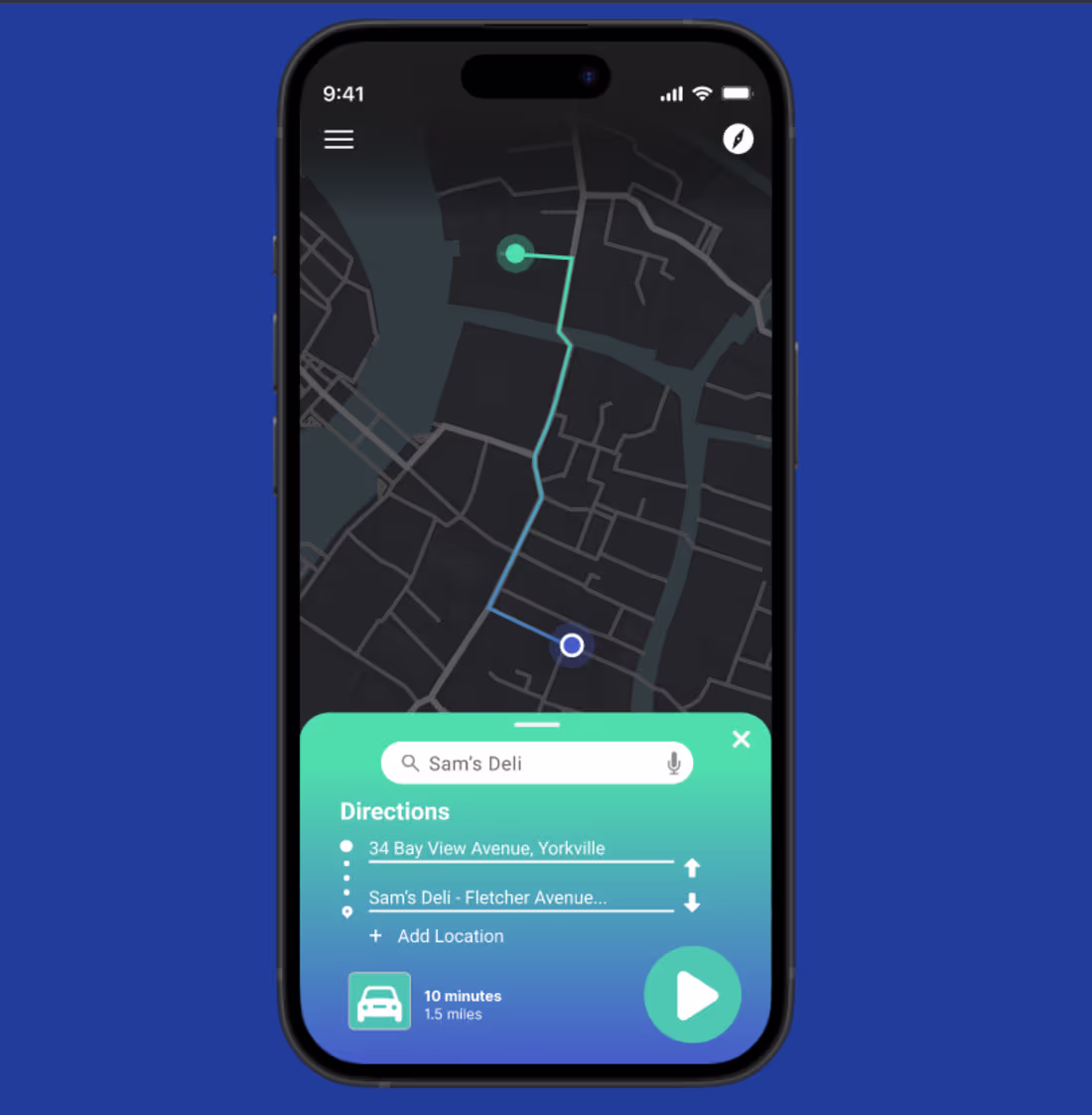 Cover image for Day 020 — Location Tracker | 100 days UI challenge