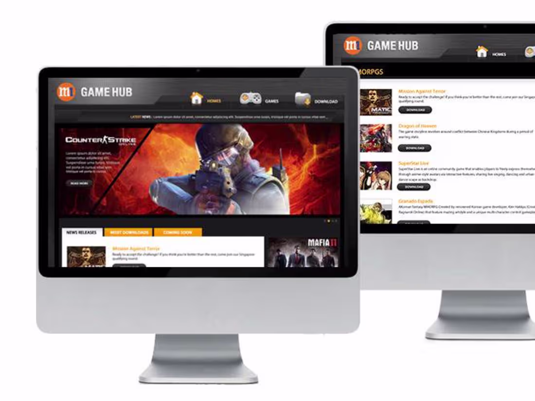 Cover image for M1 Games Online