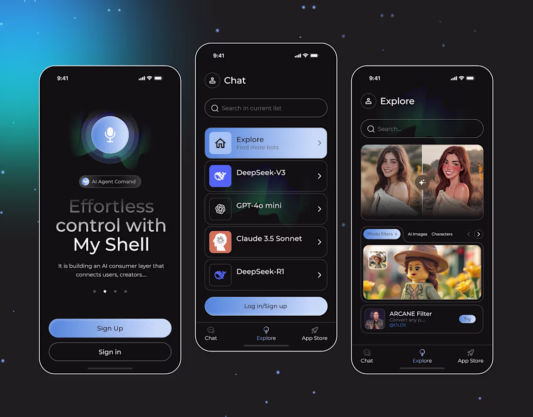 Cover image for Mobile App I My Shell AI